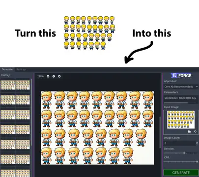 Piforge AI Image generator thumbnail image
