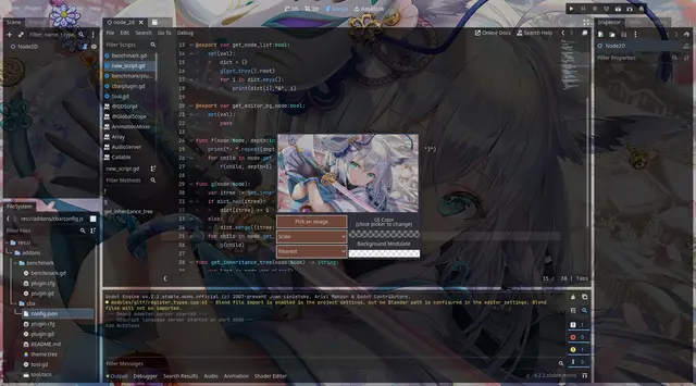 Chey's Background Addon - Editor BG preview image