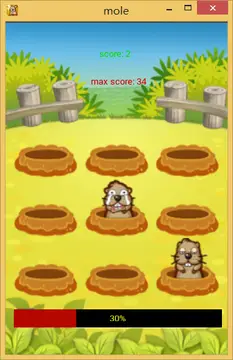 a mole game background image