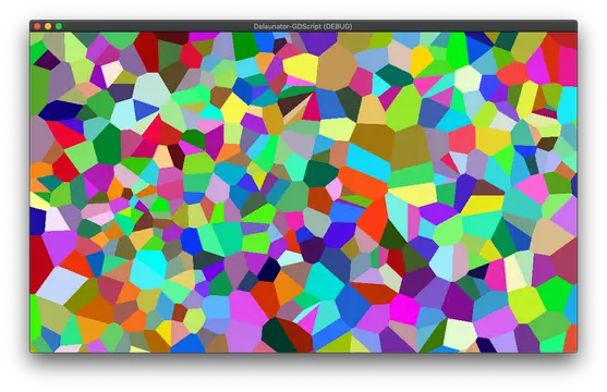 Delaunator GDScript preview image