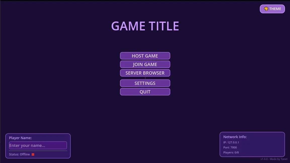 Main Menu Multi-Theme hero image