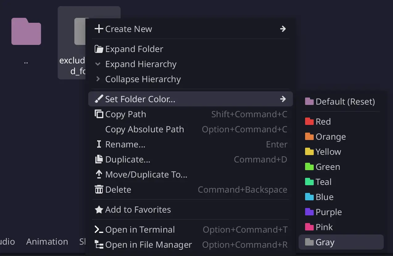 Exclude Colored Folders hero image