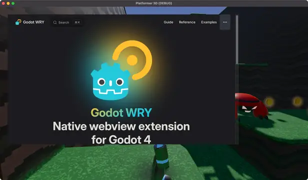 Godot WRY — UI with HTML, CSS and JS thumbnail image