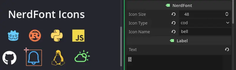 Nerd Fonts plugin for Godot hero image