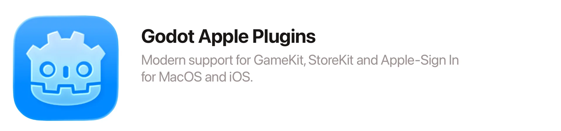 Godot Apple Plugins hero image