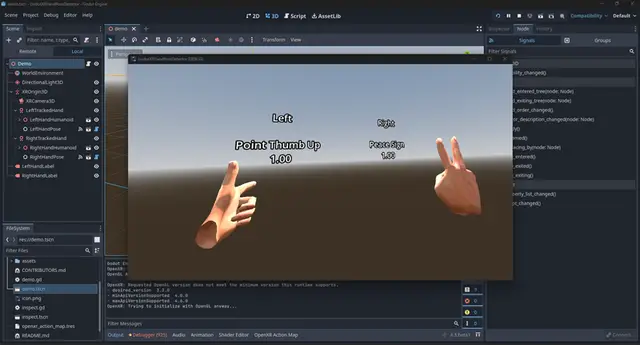 Godot XR Hand Pose Detector preview image