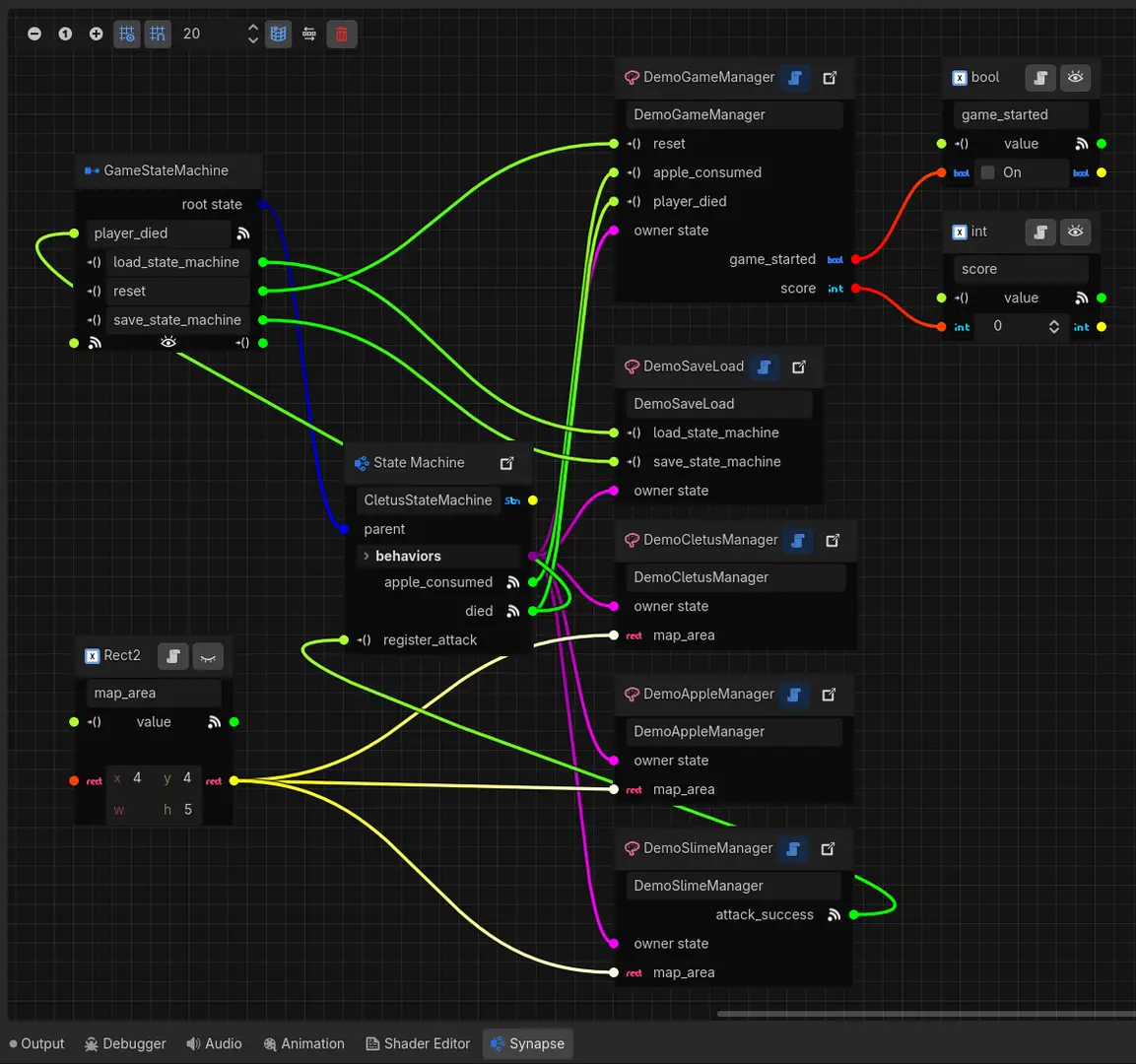 Synapse: Graph-Based State Machine hero image