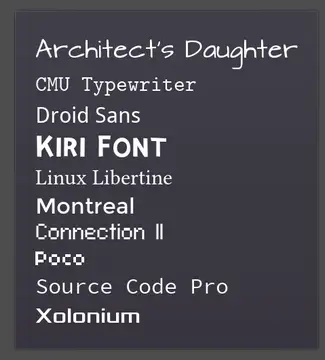 Open Font Package background image