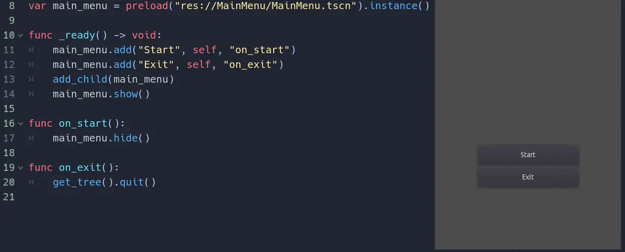 SImpleMenuSystem hero image