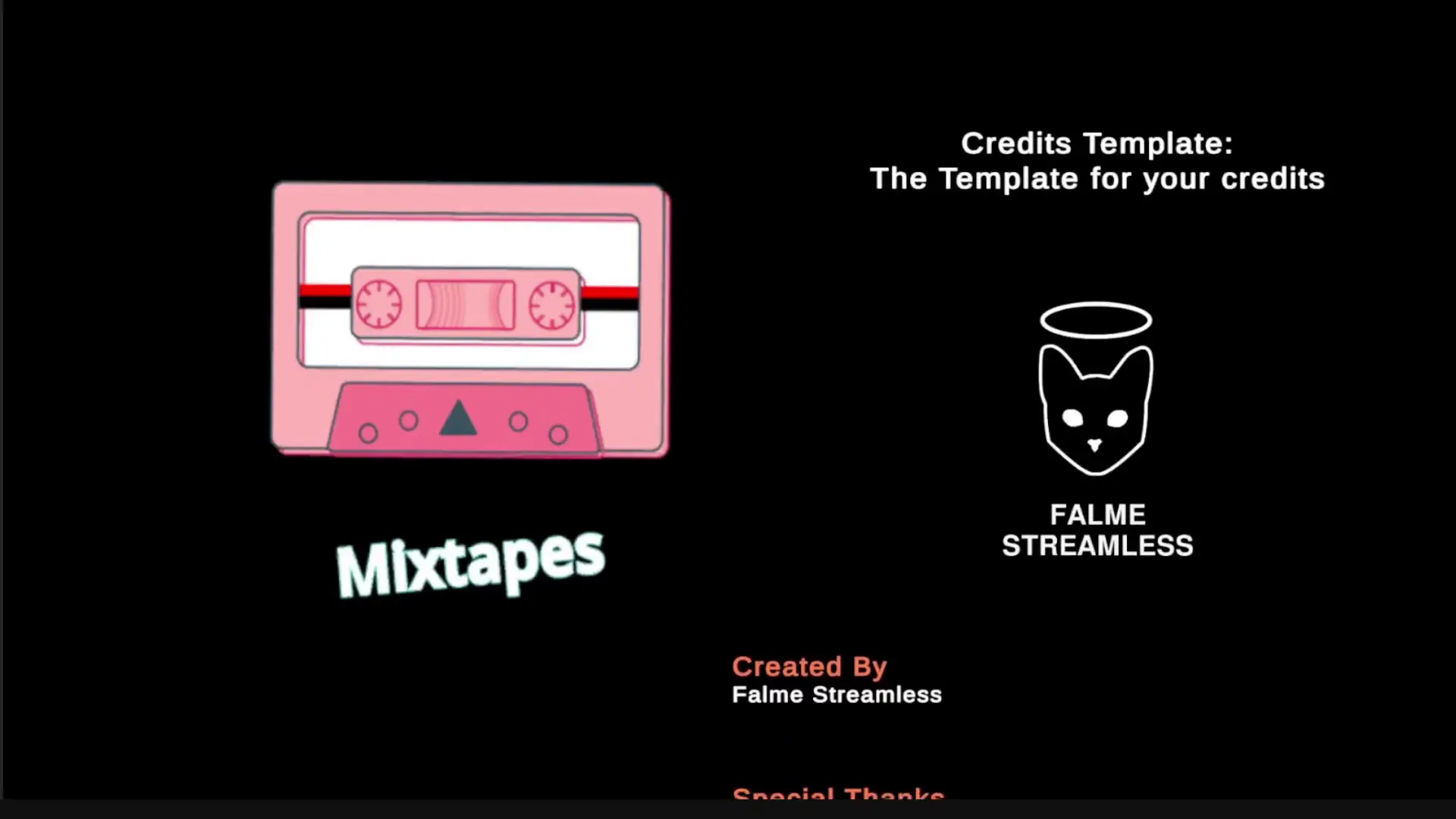 Credits Template hero image