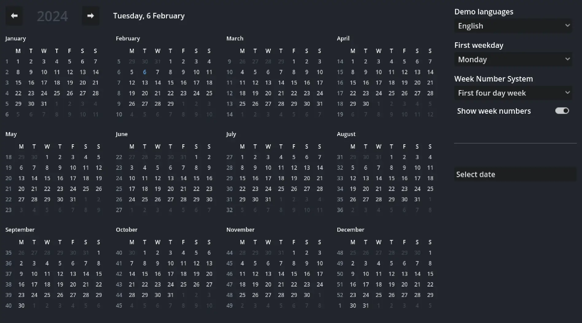 Calendar Library hero image