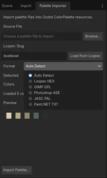 Lospec Palette Importer thumbnail image