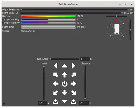 Tello Drone Control Demo background image