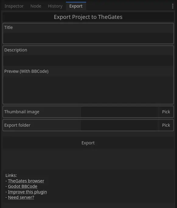 TheGates Export Plugin hero image