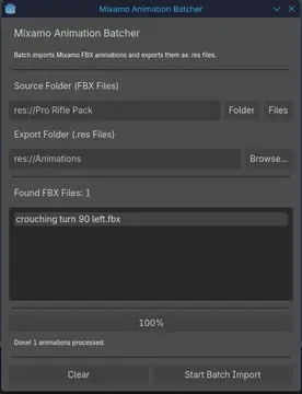 Mixamo Animation Batcher preview image