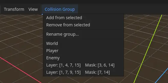 Collision Groups 3D hero image