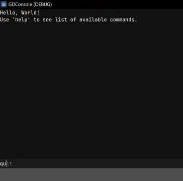GDConsole preview image