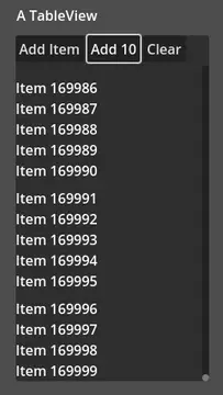 GDS TableView4 preview image