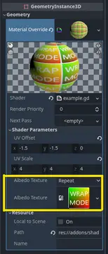 Texture Wrap Mode thumbnail image