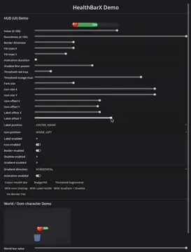Godotx HealthBarX hero image