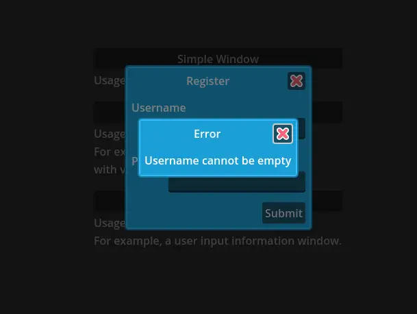Modal Window hero image