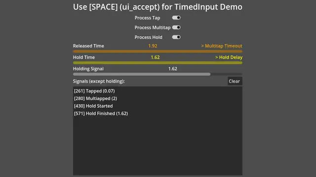 Godot Timed Input preview image