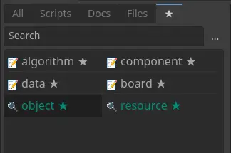 Script Panel + (old version) thumbnail image