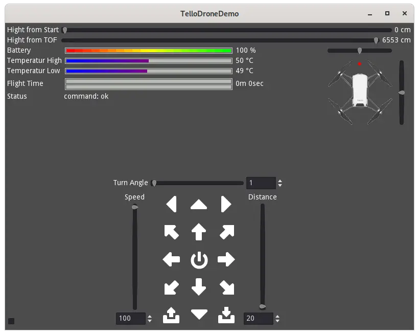 Tello Drone Control Demo hero image