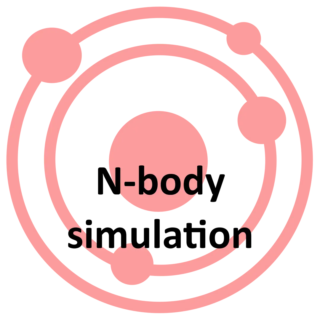 N-body simulation hero image