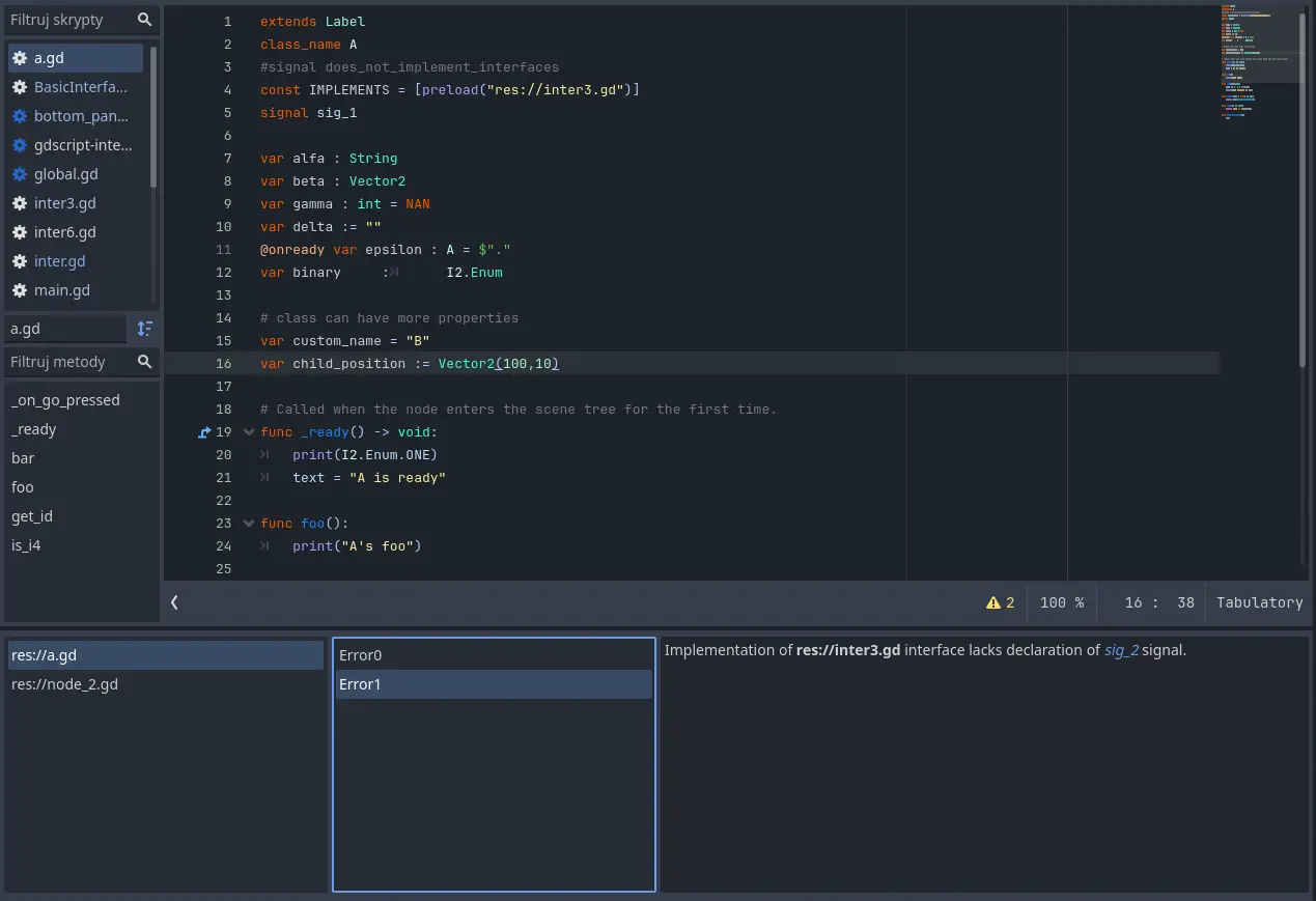 GDScript Interfaces addon hero image