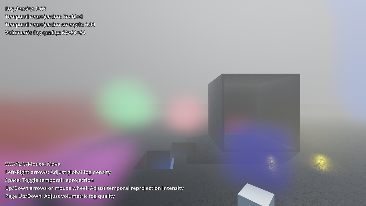 Volumetric Fog Demo background image