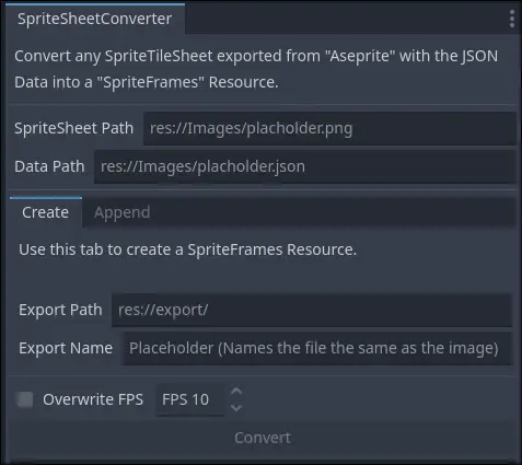 SpriteSheet to SpriteFrames hero image