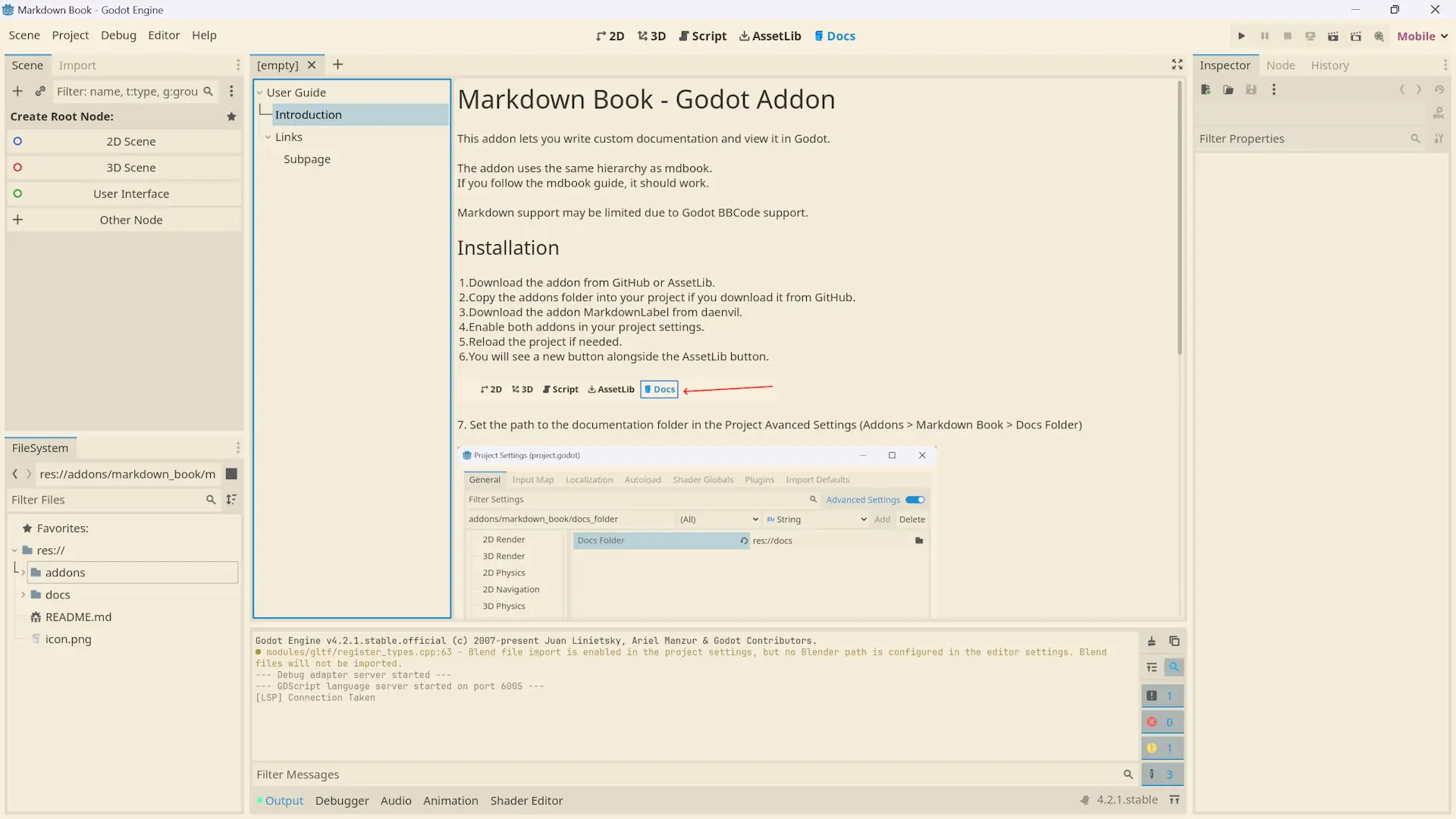 Markdown Book hero image