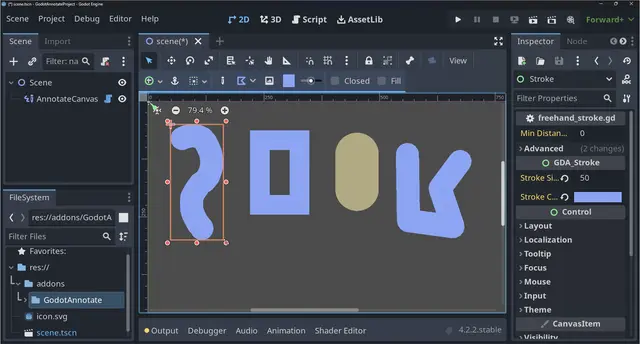 Godot Annotate thumbnail image