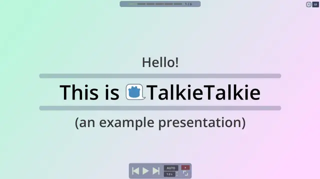 TalkieTalkie hero image