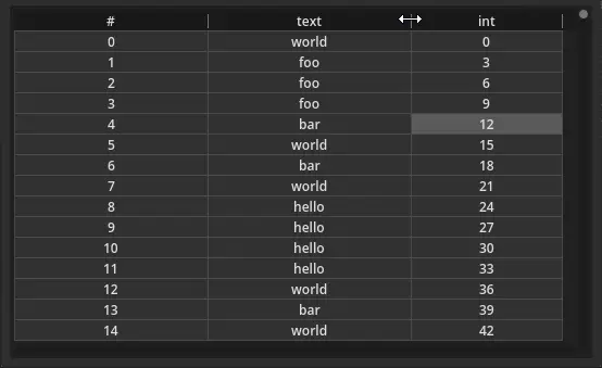 godot-dataview UI Control thumbnail image