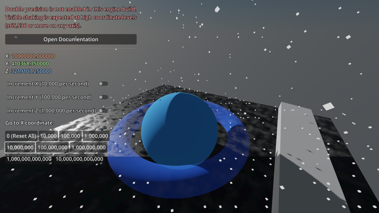 Large World Coordinates Demo background image