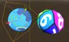 Icosaedron Sphere (IcoSphere) Mesh background image