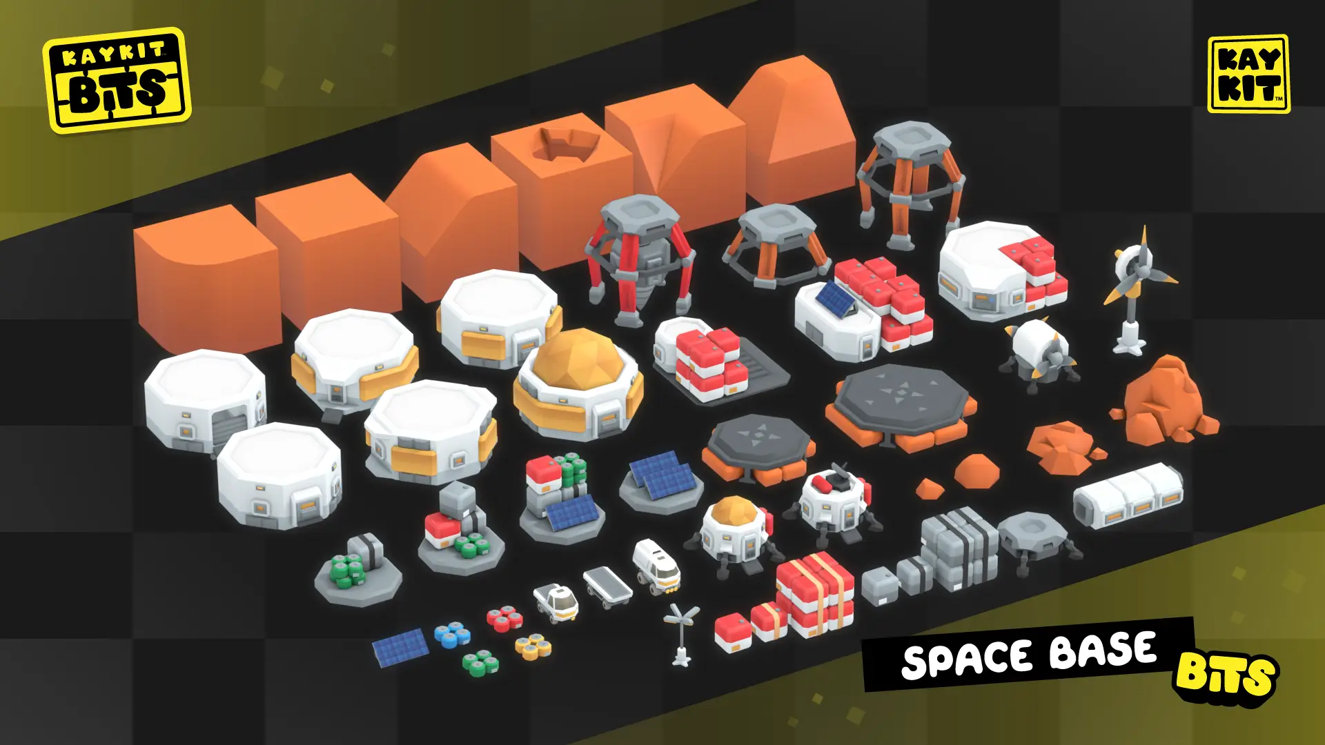 KayKit Space Base Bits hero image