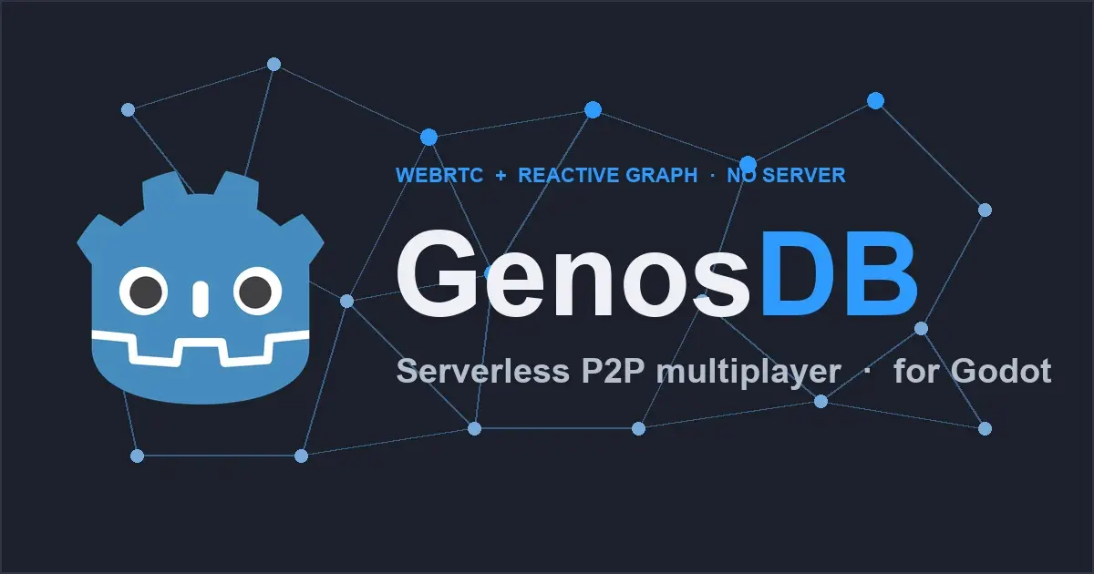 GenosDB for Godot hero image