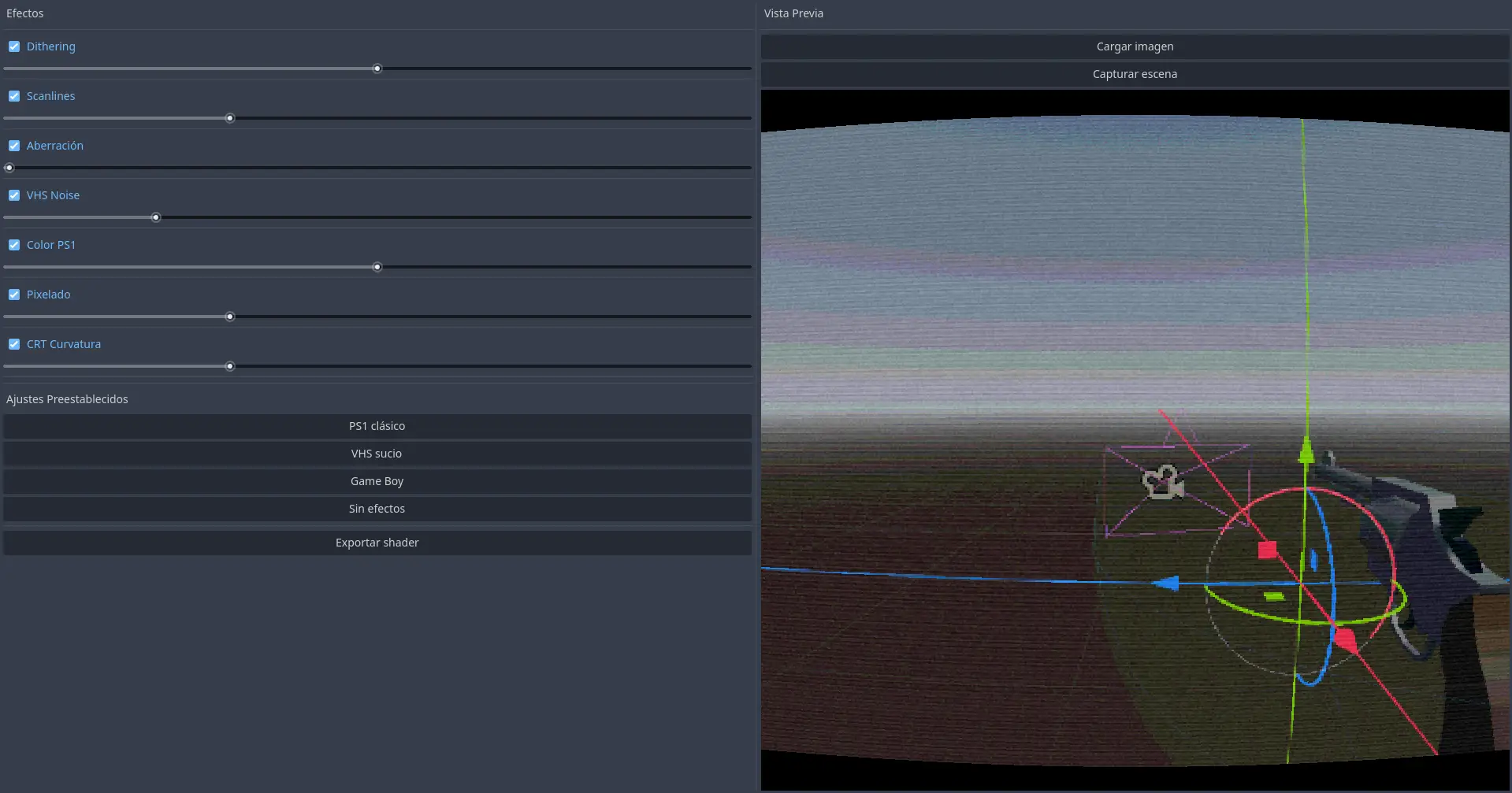 PS1 Shader Mixer hero image