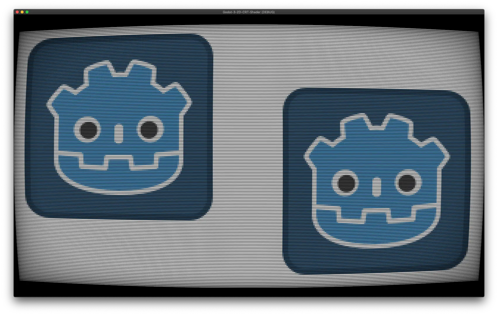 Godot 3 2D CRT Shader hero image