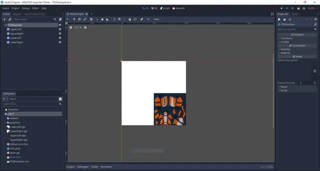 Godot KRA/PSD importer thumbnail image