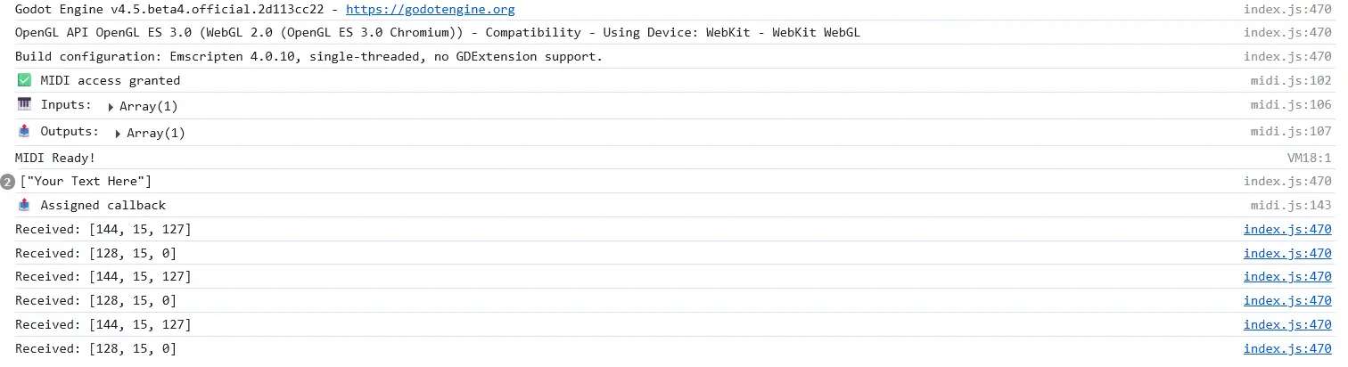 MIDI Web - Godot Plugin hero image