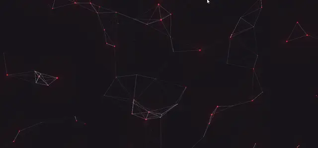 Fancy particles background image