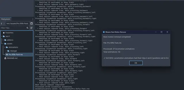 Mixamo Root Motion Remover thumbnail image