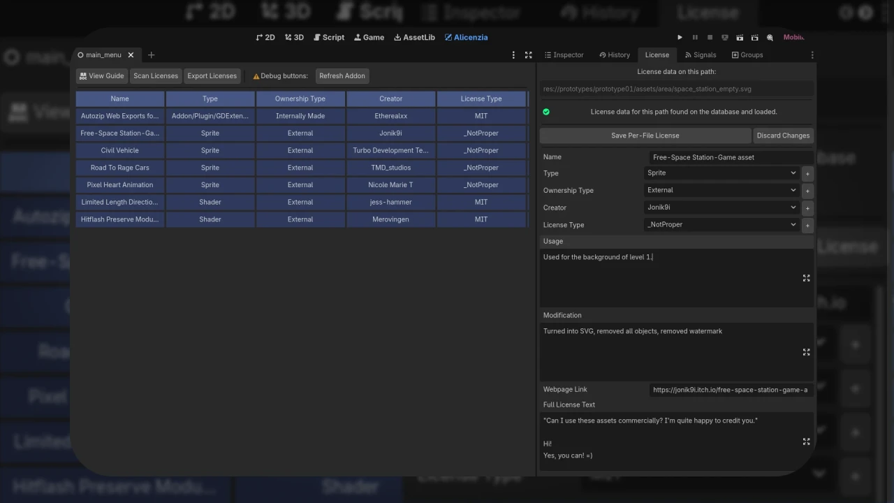 Alicenzia: License Manager thumbnail image