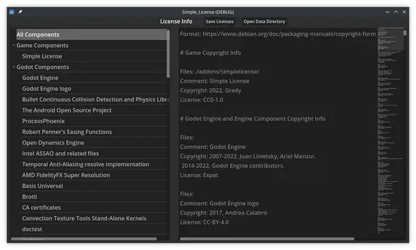 Simple License preview image