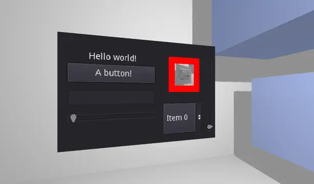 GUI in 3D Viewport Demo background image