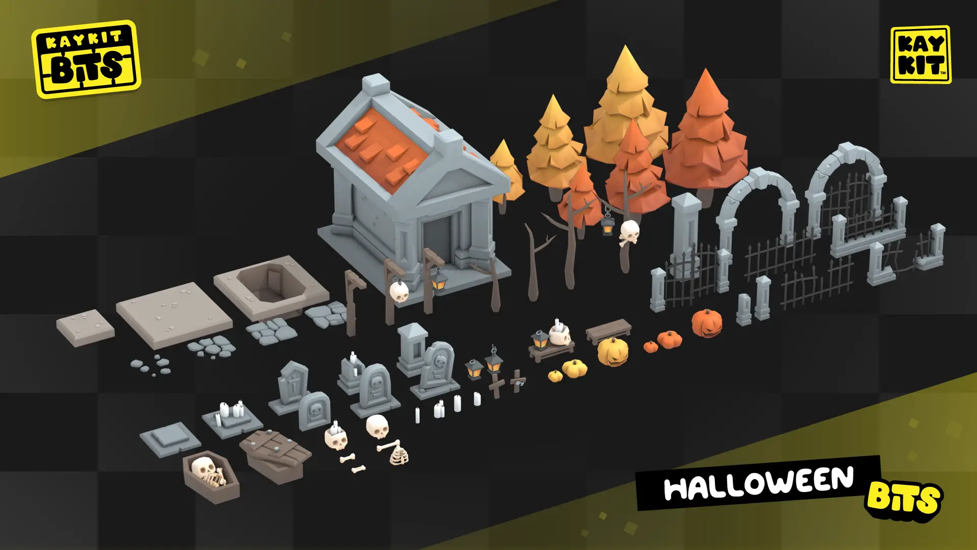 KayKit Halloween Bits hero image